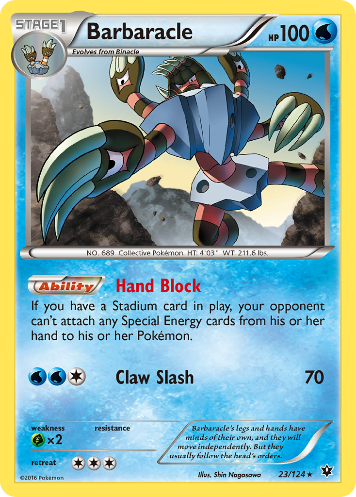 Barbaracle – Fates Collide 23 – Pokémon TCG single card Hoofdafbeelding