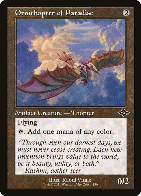 Ornithopter of Paradise – Modern Horizons 2 (MH2-430) Magic: The Gathering card | LC-REM-20260804-15150810726732-23ac45cf-4dc8-47b9-8ca8-e72464f745d6