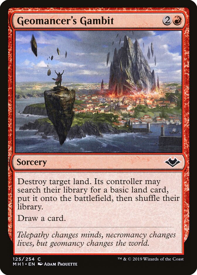 Geomancer's Gambit - Modern Horizons (Common) [MH1-125]