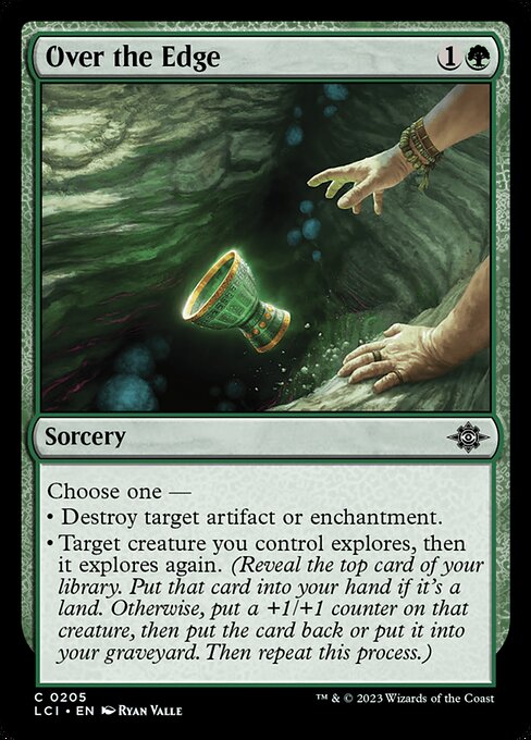 Over the Edge – The Lost Caverns of Ixalan (LCI-205) Magic: The Gathering card