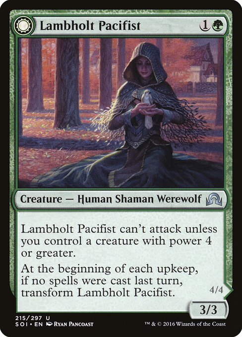 Lambholt Pacifist // Lambholt Butcher – Shadows over Innistrad (SOI-215) Magic: The Gathering card | LC-REM-20260804-15151276917068-23f3fa96-6276-463e-8033-a64c8f06c933