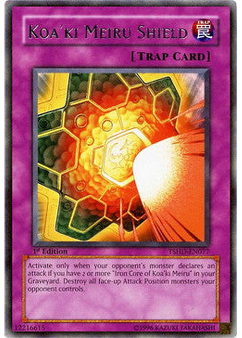 Koa'ki Meiru Shield — The Shining Darkness (TSHD-077) Yu-Gi-Oh! card Main image
