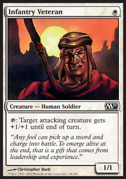 Infantry Veteran - Magic 2011 (Common) [M11-18] Immagine principale del prodotto