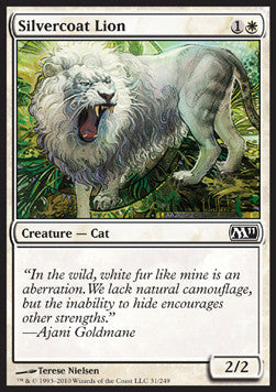 Silvercoat Lion - Magic 2011 (Common) [M11-31]