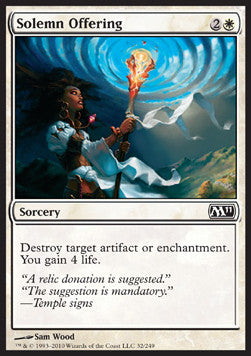 Solemn Offering - Magic 2011 (Common) [M11-32] Immagine principale del prodotto