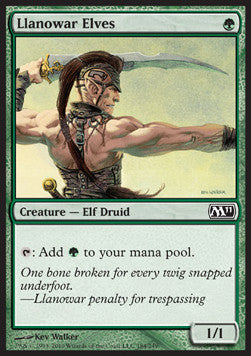 Llanowar Elves - Magic 2011 (Common) [M11-184] Main image