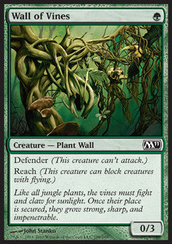 Wall of Vines - Magic 2011 (Common) [M11-199] Main image