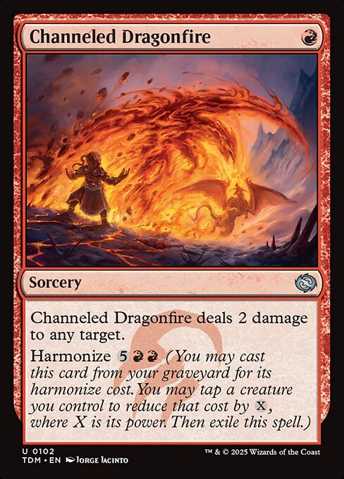 Channeled Dragonfire – Tarkir: Dragonstorm (TDM-102) Magic: The Gathering card | LC-REM-20260804-15401876980044-24204881-690c-4043-8771-20cb93385072