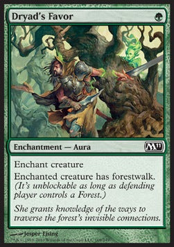 Dryad's Favor - Magic 2011 (Common) [M11-169]