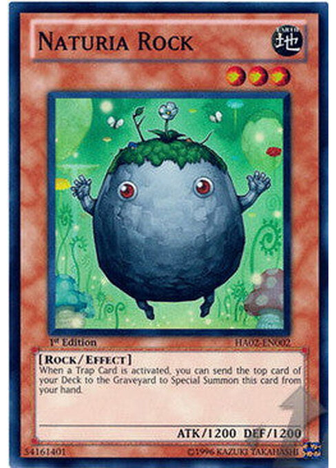 Naturia Rock — Hidden Arsenal 2 (HA02-002) Yu-Gi-Oh! card Main image