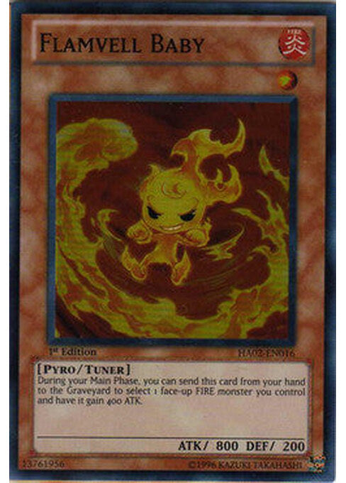 Flamvell Baby — Hidden Arsenal 2 (HA02-016) Yu-Gi-Oh! card Hauptbild