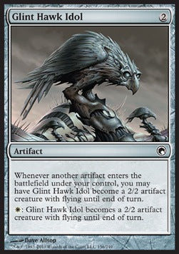 Glint Hawk Idol - Scars of Mirrodin (Common) [SOM-156] Immagine principale del prodotto