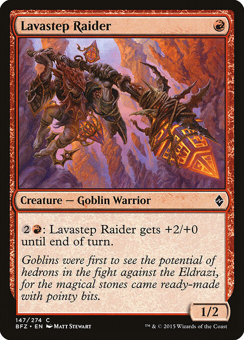 Lavastep Raider – Battle for Zendikar (BFZ-147) Magic: The Gathering card