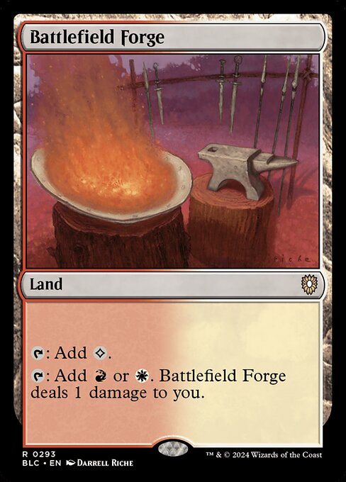 Battlefield Forge – Commander: Bloomburrow (BLC-293) Magic: The Gathering card