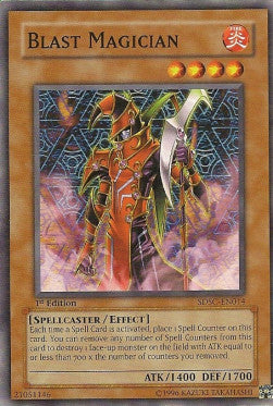 Blast Magician - Structure Deck: Spellcaster's Command (Common) [SDSC-014] Hover Image