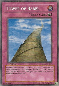Tower of Babel - Structure Deck: Spellcaster's Command (Common) [SDSC-037]