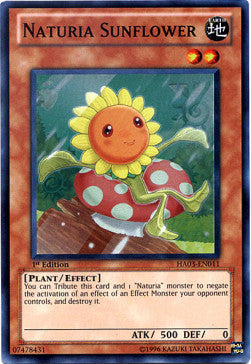 Naturia Sunflower - Hidden Arsenal 3 (Super Rare) [HA03-011] Hover Image