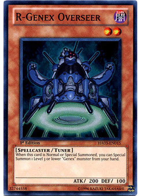 R-Genex Overseer — Hidden Arsenal 3 (HA03-015) Yu-Gi-Oh! card Imagen principal del producto