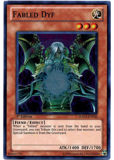 Fabled Dyf — Hidden Arsenal 3 (HA03-036) Yu-Gi-Oh! card Imagen principal del producto