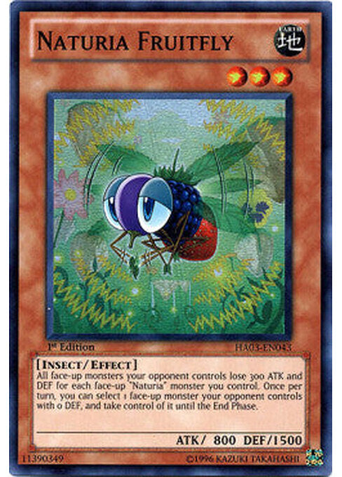 Naturia Fruitfly — Hidden Arsenal 3 (HA03-043) Yu-Gi-Oh! card Main image