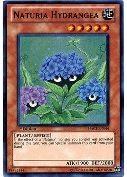 Naturia Hydrangea — Hidden Arsenal 3 (HA03-044) Yu-Gi-Oh! card Main image