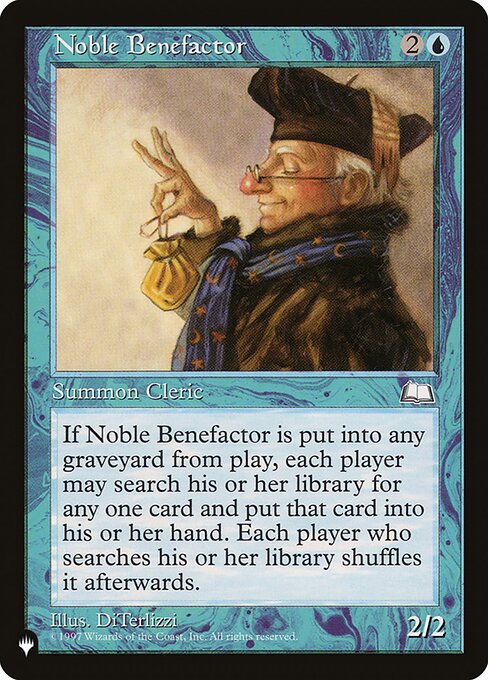 Noble Benefactor – The List (PLST-WTH-44) Magic: The Gathering card | LC-REM-20260804-15151526281548-244bcbc9-1b03-40f6-9690-369a582a886b