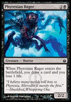 Phyrexian Rager - Mirrodin Besieged (Common) [MBS-51] Hauptbild