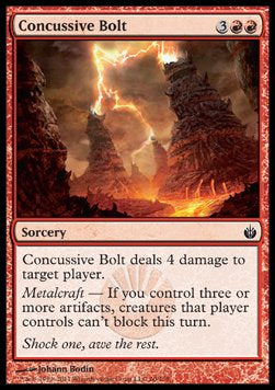 Concussive Bolt - Mirrodin Besieged (Common) [MBS-60] Hauptbild