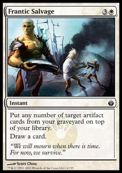Frantic Salvage - Mirrodin Besieged (Common) [MBS-6] Hauptbild