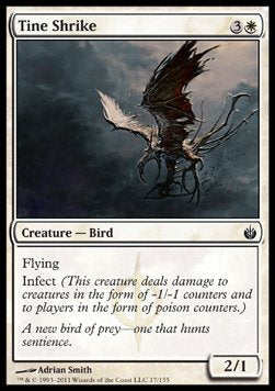 Tine Shrike - Mirrodin Besieged (Common) [MBS-17] Imagen principal del producto