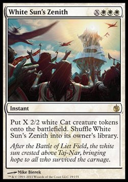 White Sun's Zenith - Mirrodin Besieged (Rare) [MBS-19] Hauptbild