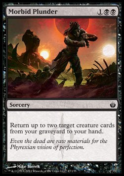 Morbid Plunder - Mirrodin Besieged (Common) [MBS-47]