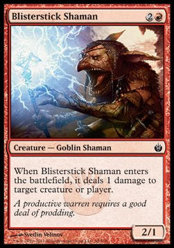 Blisterstick Shaman - Mirrodin Besieged (Common) [MBS-58] Hauptbild
