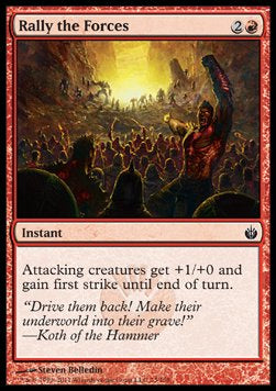 Rally the Forces - Mirrodin Besieged (Common) [MBS-73] Imagen principal del producto