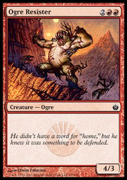 Ogre Resister - Mirrodin Besieged (Common) [MBS-72] Imagen principal del producto