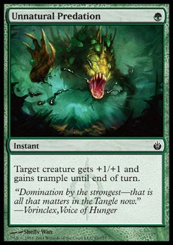 Unnatural Predation - Mirrodin Besieged (Common) [MBS-93] Hauptbild