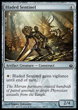 Bladed Sentinel - Mirrodin Besieged (Common) [MBS-98] Imagen principal del producto
