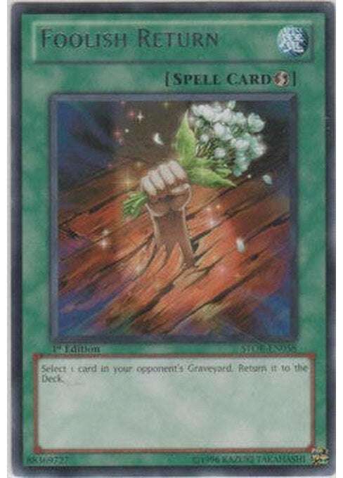 Foolish Return — Storm of Ragnarok (STOR-058) Yu-Gi-Oh! card Hauptbild