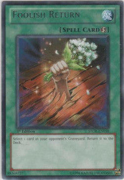 Foolish Return - Storm of Ragnarok (Rare) [STOR-058] Hover Image