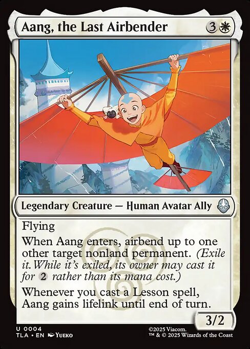 Aang, the Last Airbender – Avatar: The Last Airbender (TLA-4) Magic: The Gathering card | LC-REM-20260804-15573452128588-245e008c-e073-443f-9592-6f628c0026ec Main image