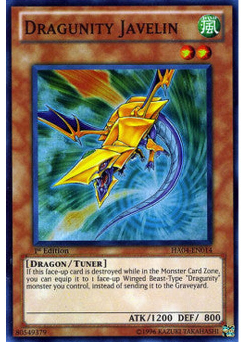 Dragunity Javelin — Hidden Arsenal 4 (HA04-014) Yu-Gi-Oh! card Imagen principal del producto