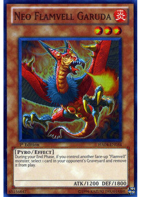 Neo Flamvell Garuda — Hidden Arsenal 4 (HA04-034) Yu-Gi-Oh! card Main image