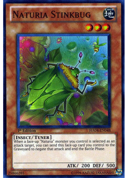 Naturia Stinkbug — Hidden Arsenal 4 (HA04-048) Yu-Gi-Oh! card Main image
