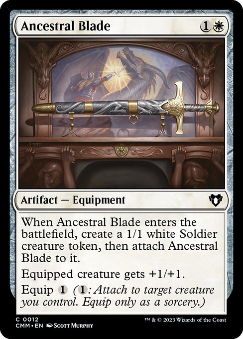 Ancestral Blade – Commander Masters (CMM-12) Magic: The Gathering card | LC-REM-20260804-15376452780364-24705dee-027c-42a2-8505-66c0a34a4a58 Image principale du produit