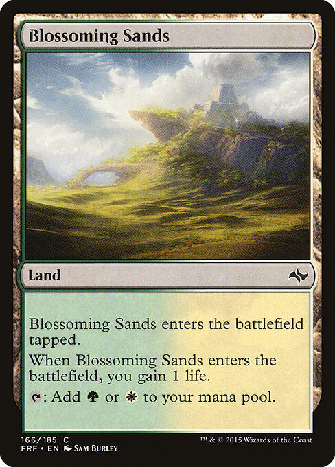 Blossoming Sands – Fate Reforged (FRF-166) Magic: The Gathering card Main image