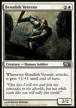 Benalish Veteran - Magic 2012 (Common) [M12-10] Main image