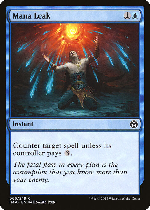 Mana Leak – Iconic Masters (IMA-66) Magic: The Gathering card