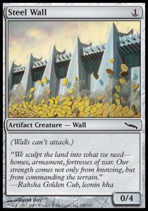 Steel Wall - Mirrodin (Common) [MRD-248] Hoofdafbeelding