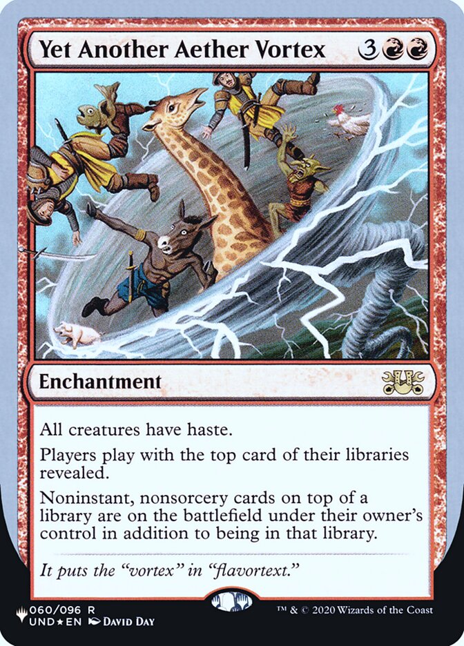 Magic-kaart Yet Another Aether Vortex ULST-32 uit The List (Rare)