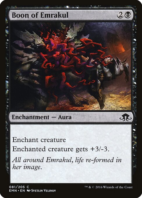 Boon of Emrakul – Eldritch Moon (EMN-81) Magic: The Gathering card